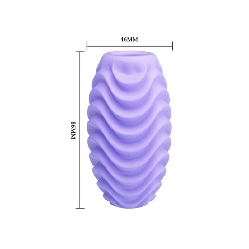 PRETTY LOVE - DOUBLE SIDED PURPLE MASTURBATOR EGG