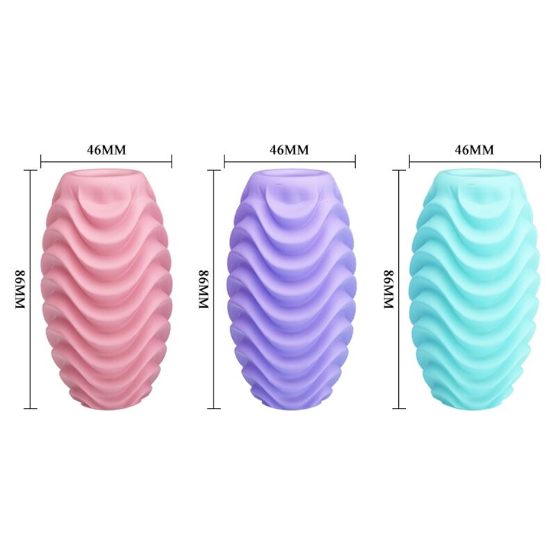 PRETTY LOVE - DOUBLE SIDED MASTURBATOR EGG - 15 UNITS