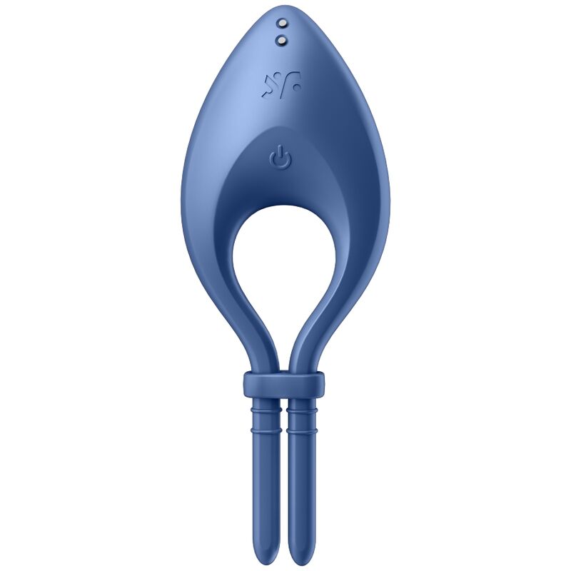 SATISFYER - ANILLO VIBRADOR BLUE BULLSEYE APP