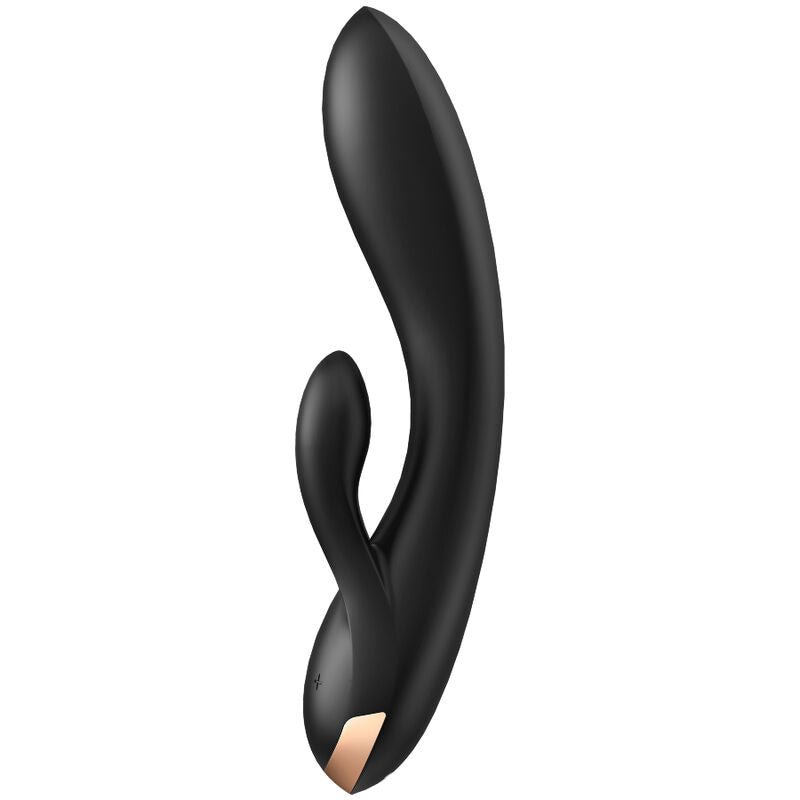 SATISFYER - DOUBLE FLEX WHITE VIBRATOR APP
