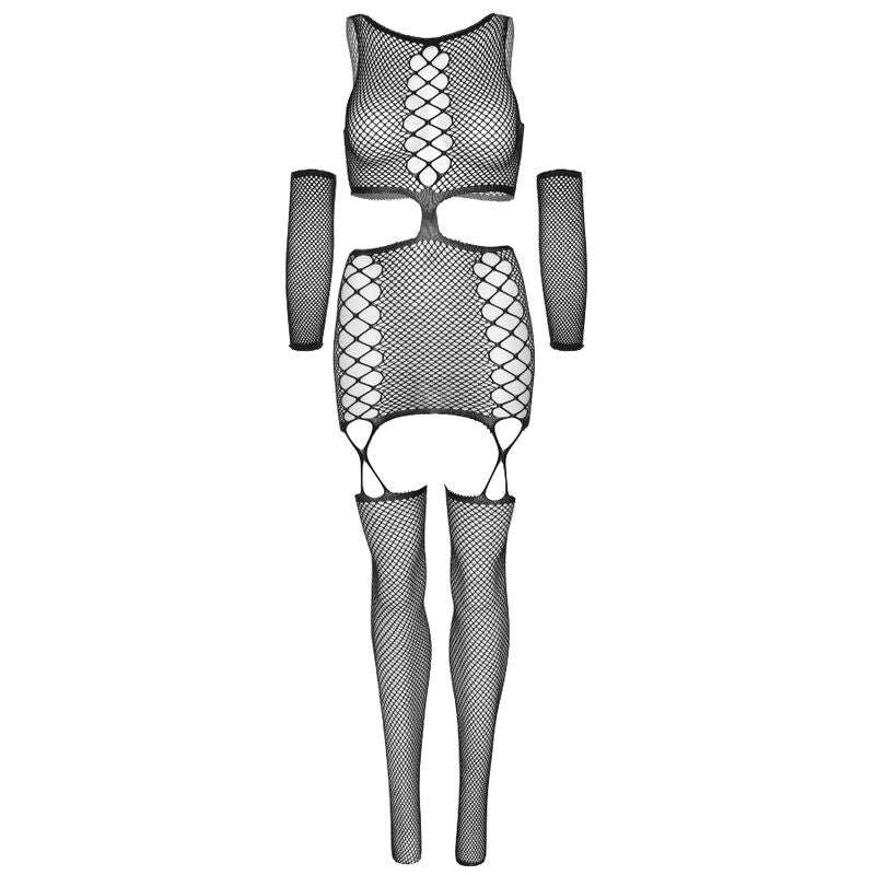 LEG AVENUE - DRESS WITH GLOVES ONE SIZE