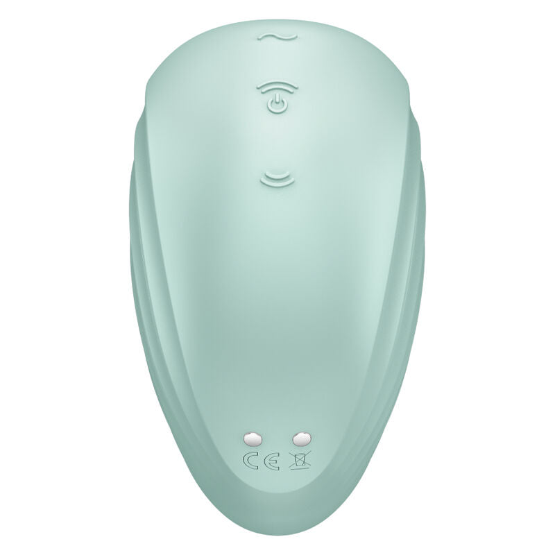 SATISFYER - PEARL DIVER AIR PULSE STIMULATOR AND VIBRATOR GREEN