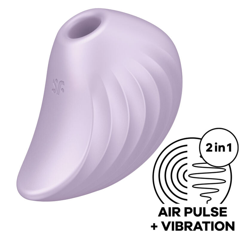 SATISFYER - PEARL DIVER AIR PULSE STIMULATOR AND VIBRATOR GREEN
