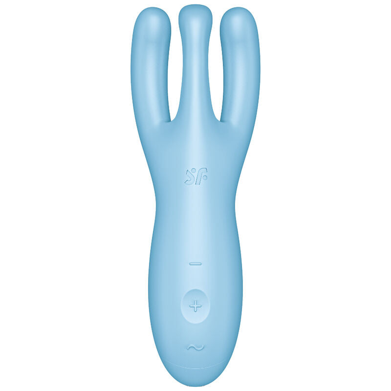 SATISFYER - APP VIBRADOR THREESOME 4 ROSA