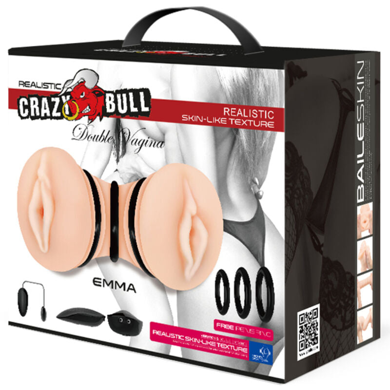 CRAZY BULL - REALISTIC DUAL VAGINA MASTURBATOR EMMA