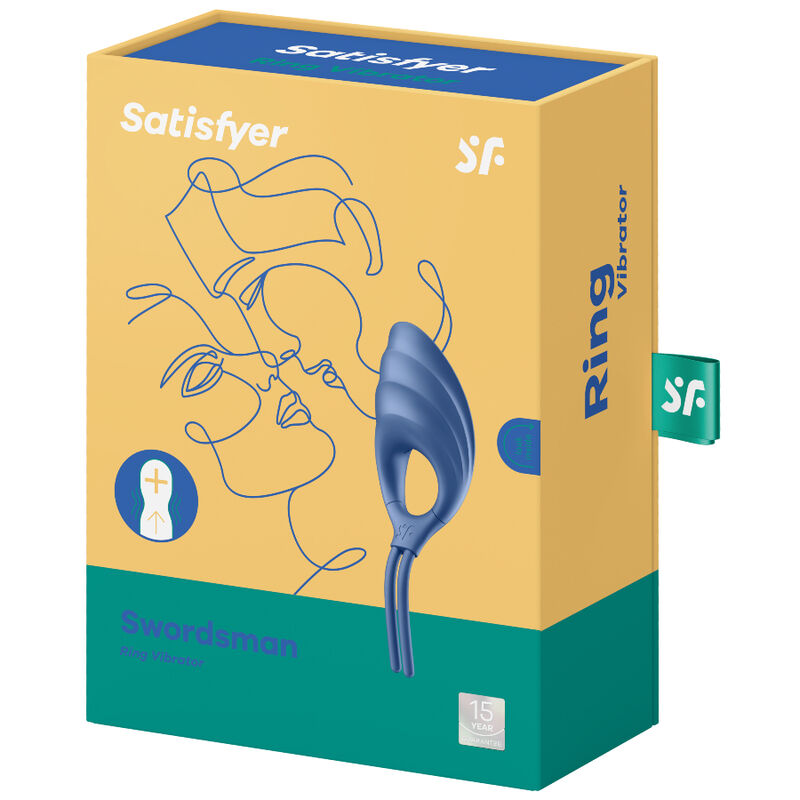 SATISFYER - GREEN SWORDSMAN RING VIBRATOR
