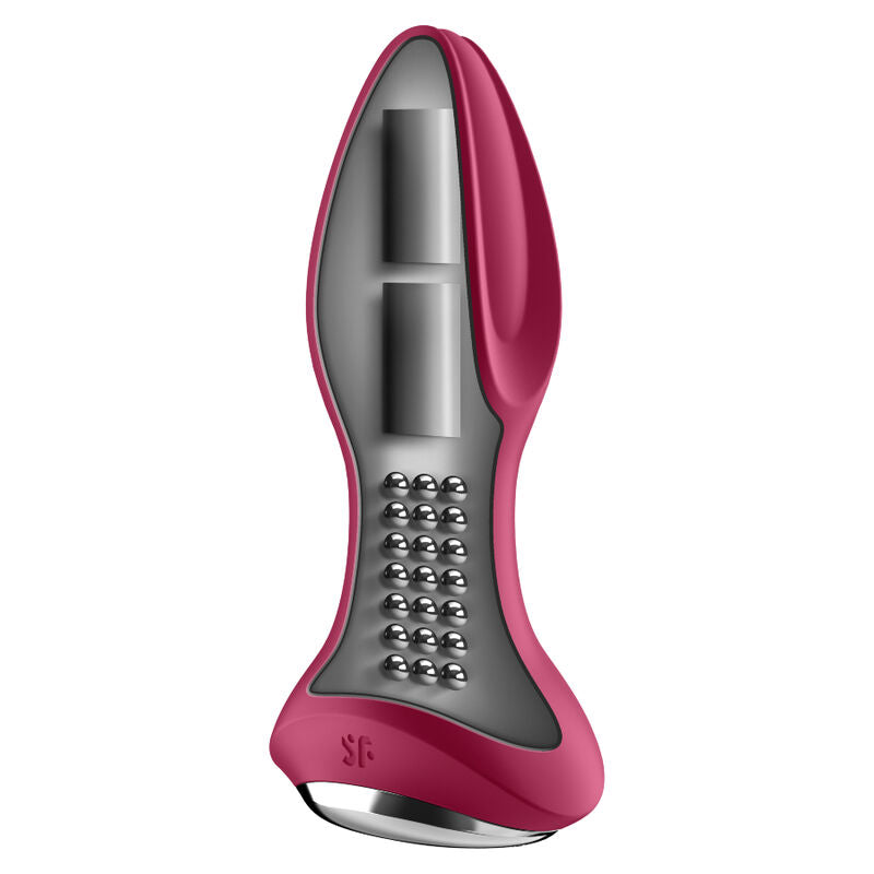 SATISFYER - ROTATOR PLUG 2+ VIBRATING APP BLACK
