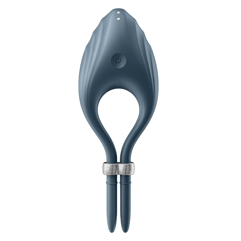 SATISFYER - BLUE DUELISM RING VIBRATOR