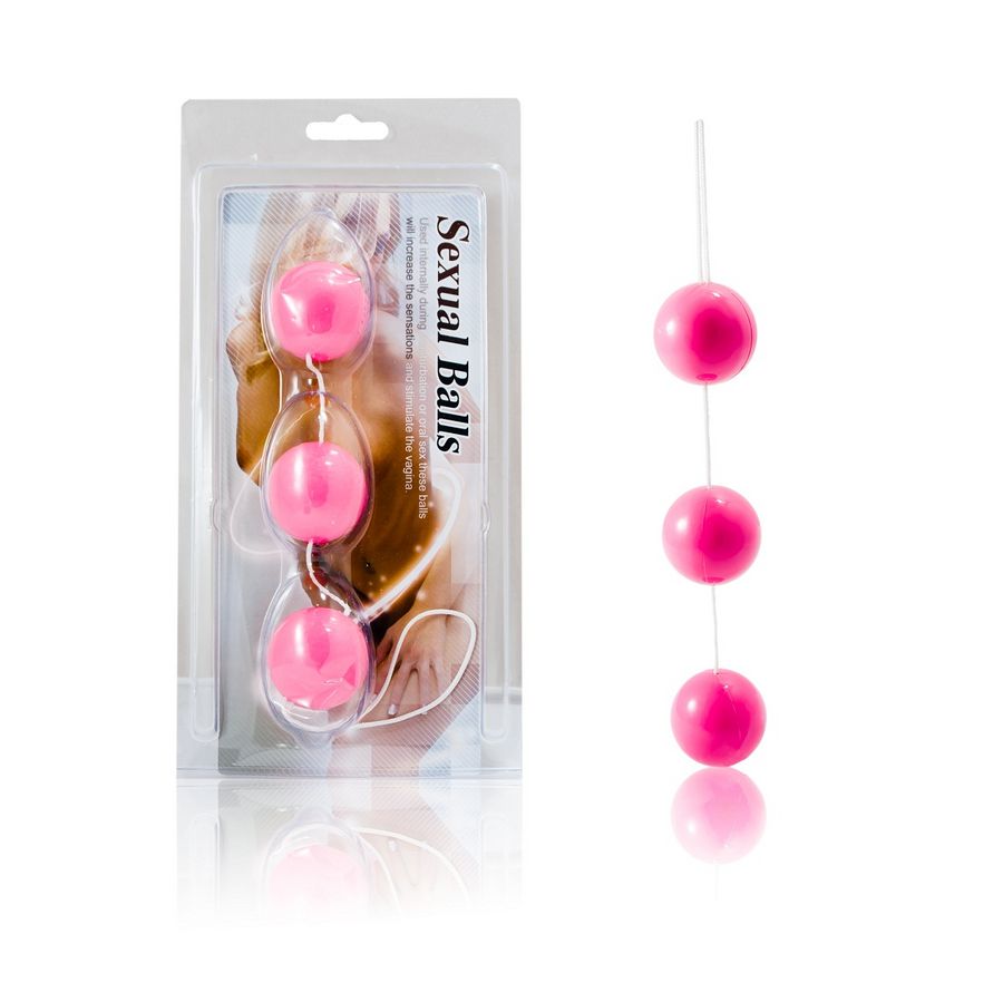 DANCE - PINK ABS ANAL BALL STRAP