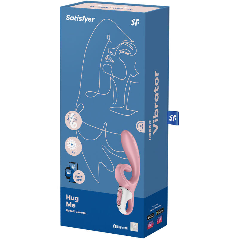 APLICACIÓN VIBRADOR HUG ME BLUE RABBIT DE SATISFYER