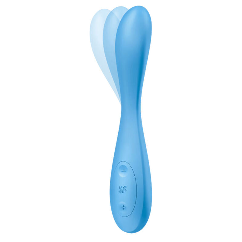 SATISFYER - G-SPOT FLEX 4+ MULTIVIBRATOR APP BLUE