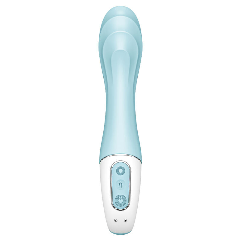 SATISFYER - AIR PUMP VIBRATOR 5+ APP INFLATABLE VIBRATOR G-SPOT BLUE