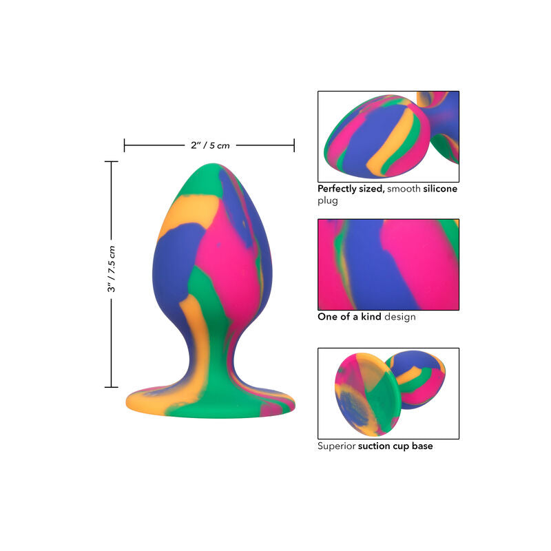 CALEXOTICS - PLUG ANAL TIE-DYE MEDIANO CHEEKY