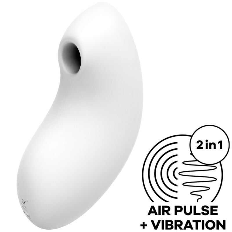 SATISFYER - ESTIMULADOR Y VIBRADOR DE PULSACIONES DE AIRE VULVA LOVER 2 AZUL