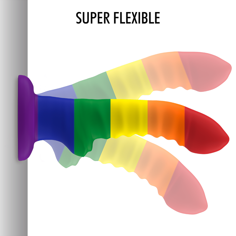 Pride Silicone Dildo with Suction Cup - Mythology Colby