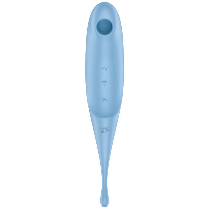 SATISFYER - TWIRLING PRO AIR PULSE STIMULATOR AND VIBRATOR RED