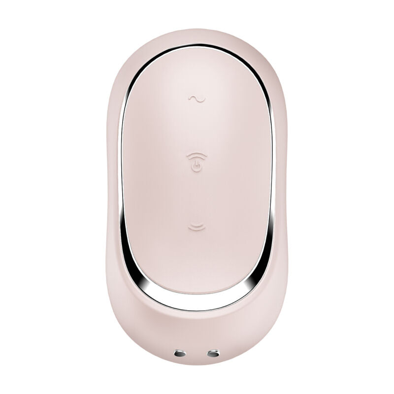 SATISFYER - PRO TO GO 2 VIOLET DOUBLE AIR PULSE STIMULATOR AND VIBRATOR