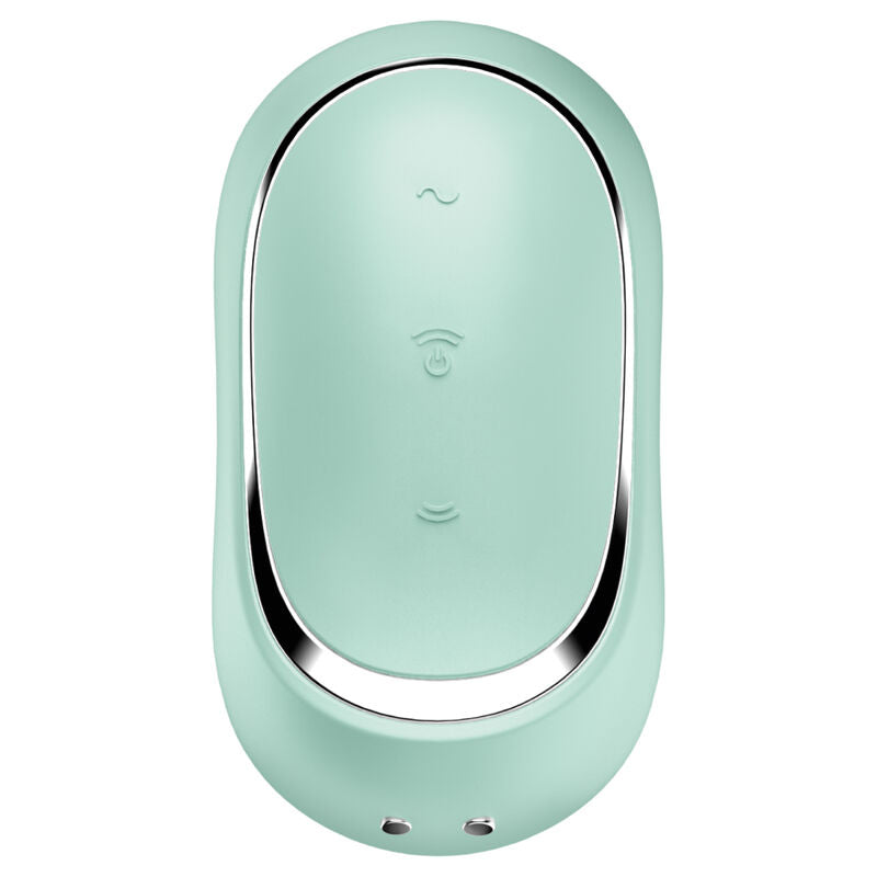 SATISFYER - PRO TO GO 2 VIOLET DOUBLE AIR PULSE STIMULATOR AND VIBRATOR