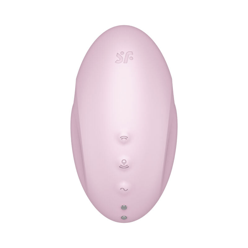 SATISFYER - VULVA LOVER 3 AIR PULSE STIMULATOR AND VIBRATOR 3 BLACK