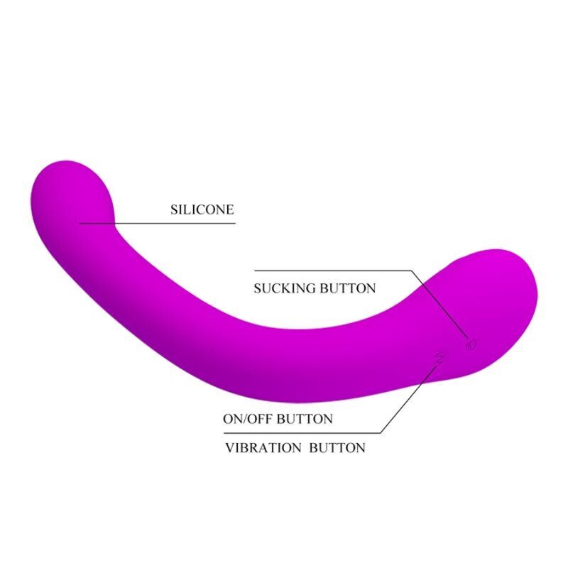 PRETTY LOVE - ALEX VIBRATOR AND CLITORAL SUCKER VIOLET