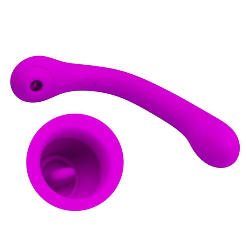 PRETTY LOVE - ALEX VIBRATOR AND CLITORAL SUCKER VIOLET