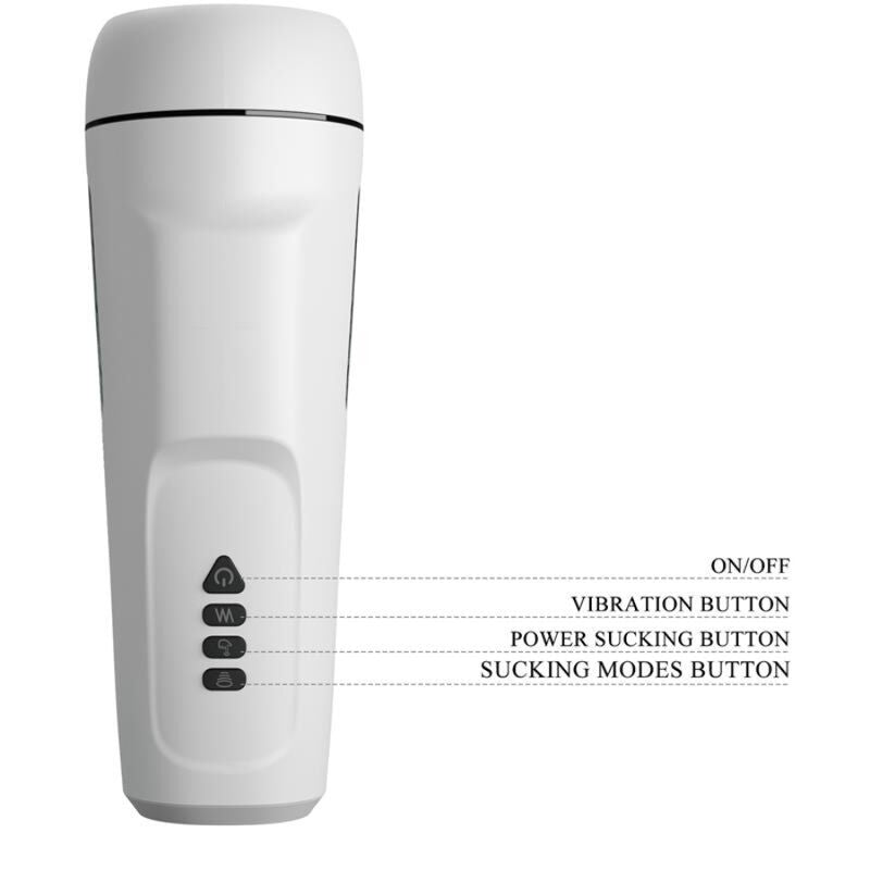 PRETTY LOVE - SIENNA MALE MASTURBATOR WITH VIBRATION. VOICE AND JUICE