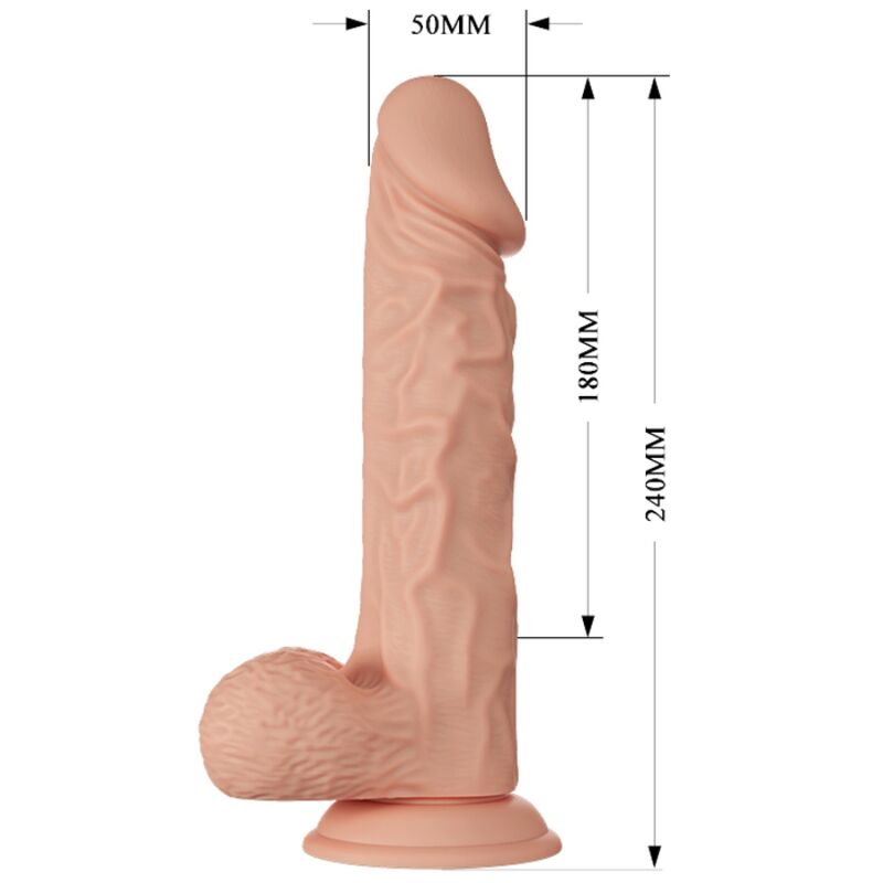 DANCE - BEAUTIFUL MEETING VIBRATING BURAQ 24 CM NATURAL