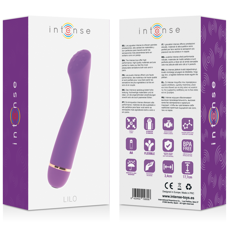 INTENSO - LILO 20 VELOCIDADES SILICONA MORADA