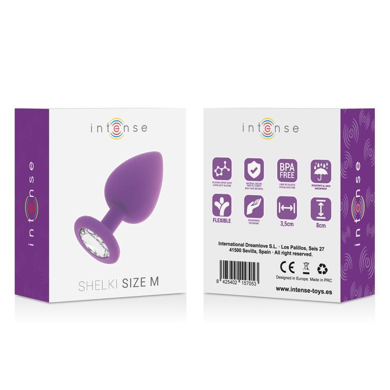 INTENSO - PLUG ANAL PÚRPURA SHELKI M