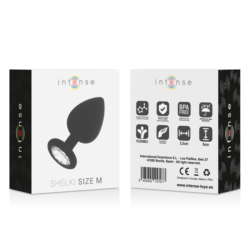 INTENSO - PLUG ANAL - SHELKI M NEGRO