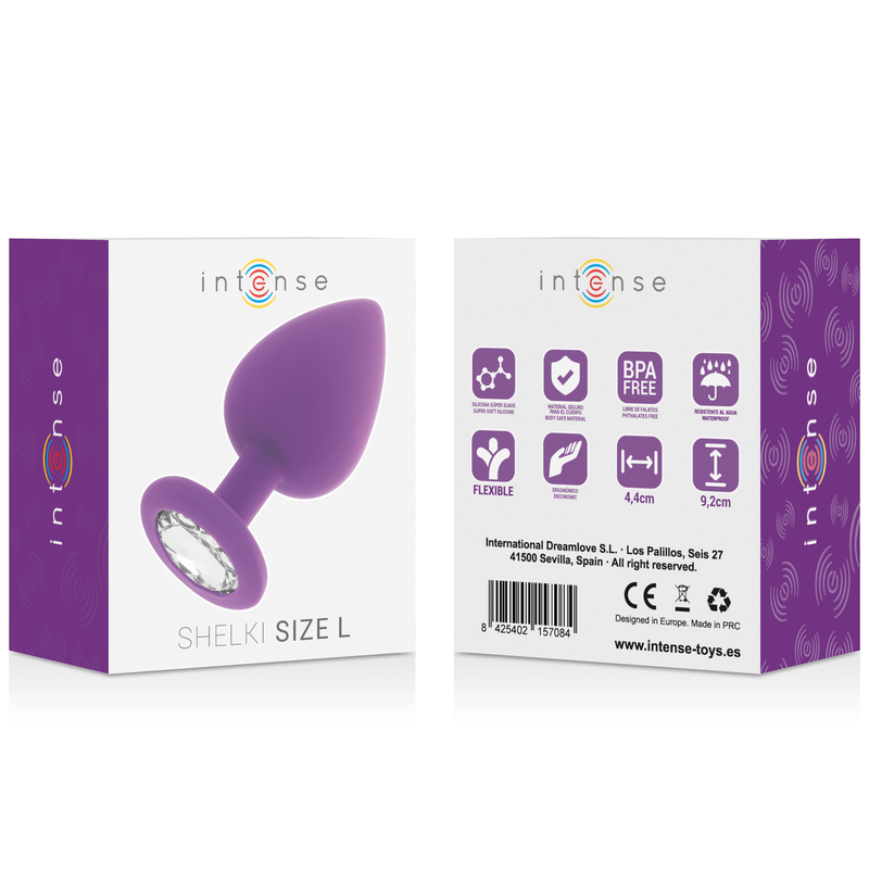 INTENSO - PLUG ANAL SHELKI L MORADO
