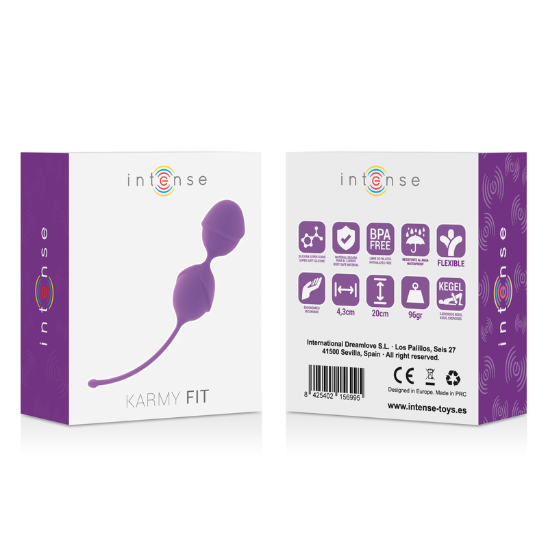 INTENSO - KARMY FIT KEGEL SILICONA PÚRPURA