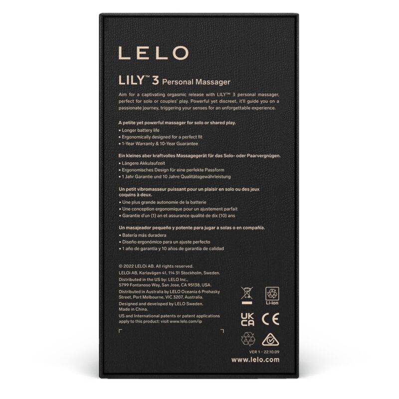 LILY 3 PERSONAL MASSAGER POLAR GREEN