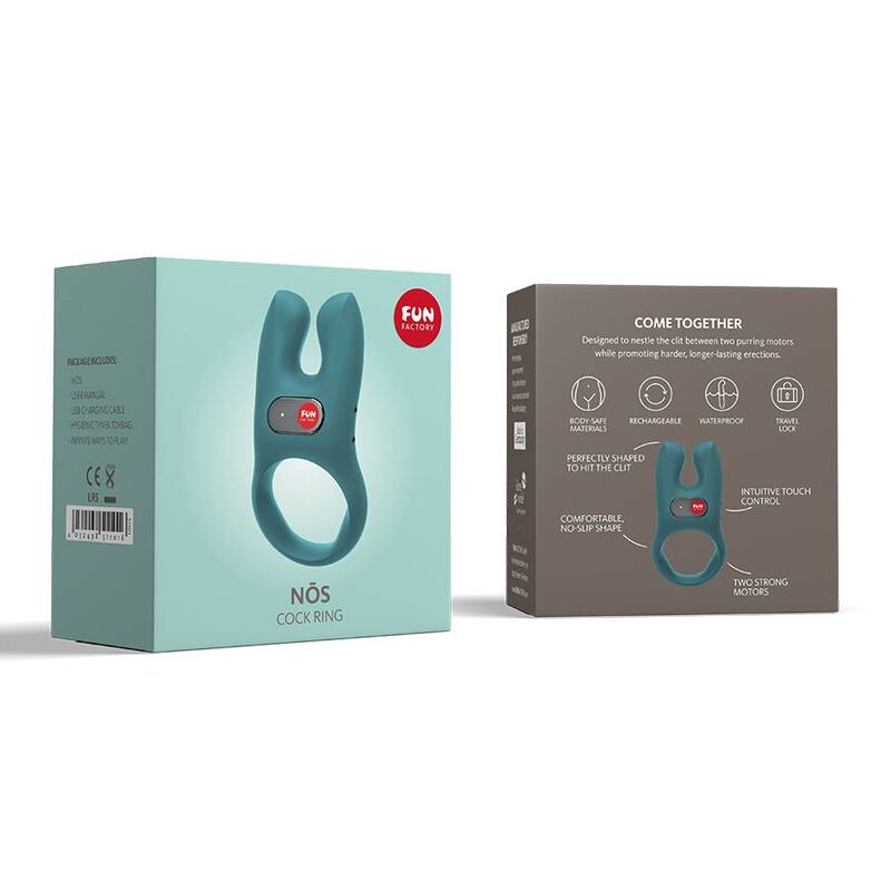 FUN FACTORY - ANILLO VIBRADOR PARA EL PENE EN NEGRO