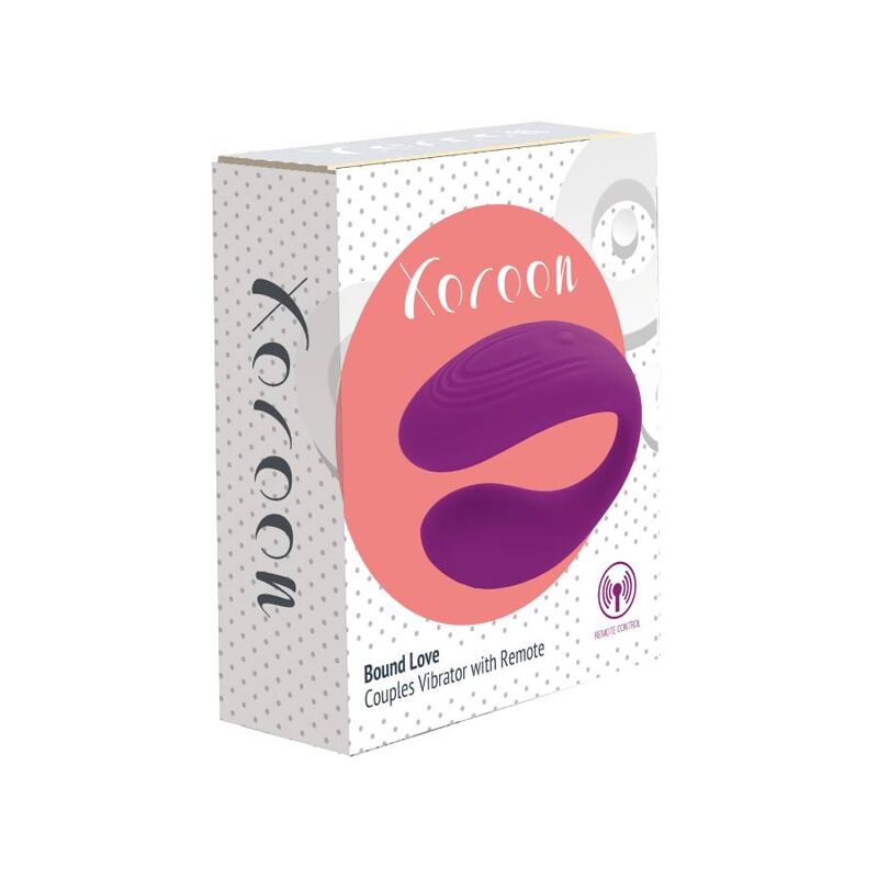 XOCOON - VIBRADOR PARA PAREJAS DE AMOR DE COLOR MORADO