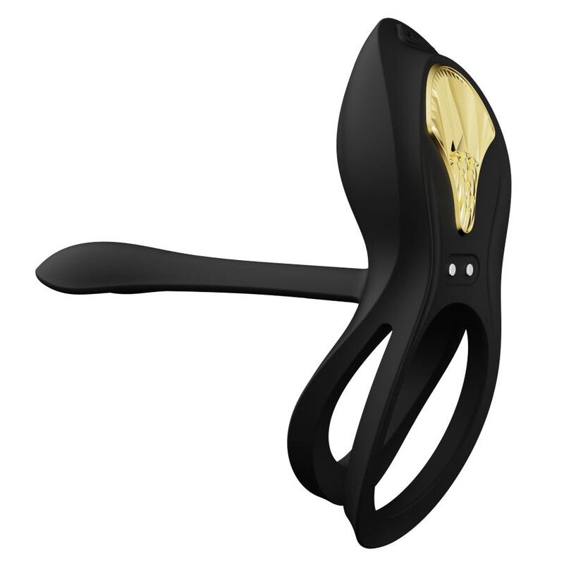 ZALO - BAYEK BLACK VIBRATING COUPLES RING