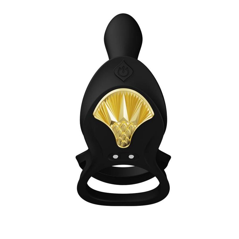 ZALO - BAYEK BLACK VIBRATING COUPLES RING