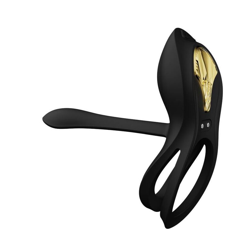 ZALO - BAYEK BLACK VIBRATING COUPLES RING