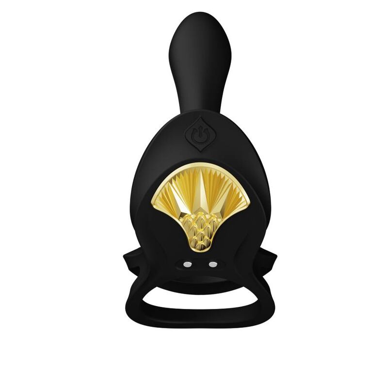 ZALO - BAYEK BLACK VIBRATING COUPLES RING