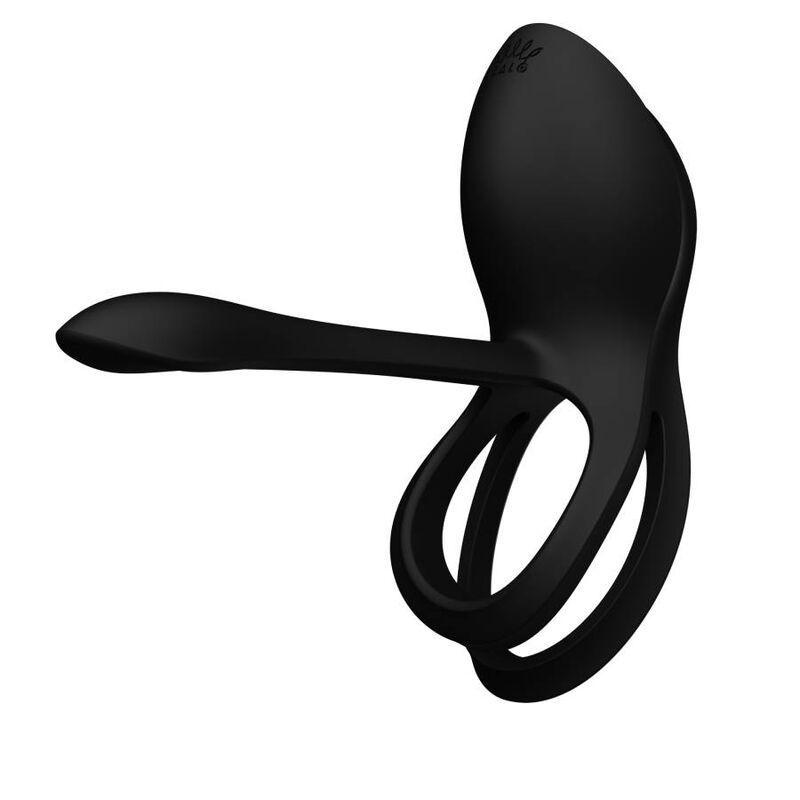 ZALO - BAYEK BLACK VIBRATING COUPLES RING