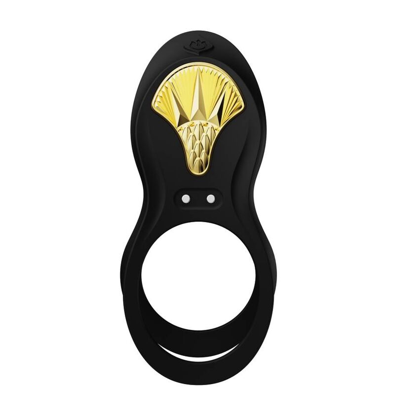 ZALO - BAYEK BLACK VIBRATING COUPLES RING