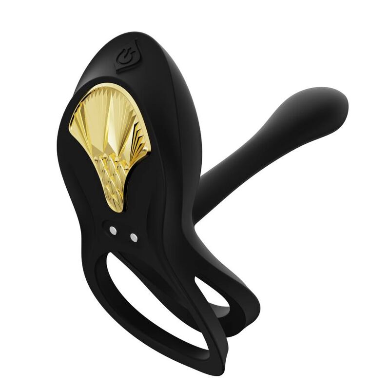 ZALO - BAYEK BLACK VIBRATING COUPLES RING