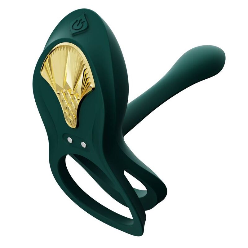 ZALO - BAYEK VIBRATING RING FOR COUPLES GREEN
