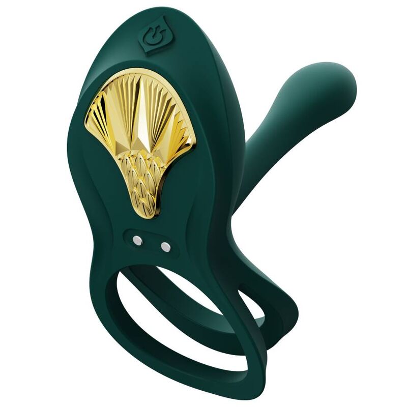 ZALO - BAYEK VIBRATING RING FOR COUPLES GREEN