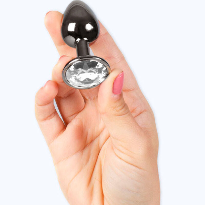 SECRETPLAY - GUNMETAL ANAL PLUG SMALL SIZE 7 CM