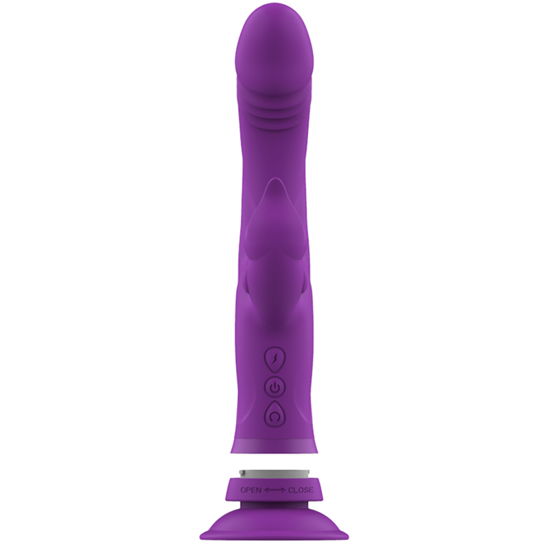INTENSE - CASANOVA RABBIT TRIPLE MOTOR PURPLE SILICONE VIBRATOR