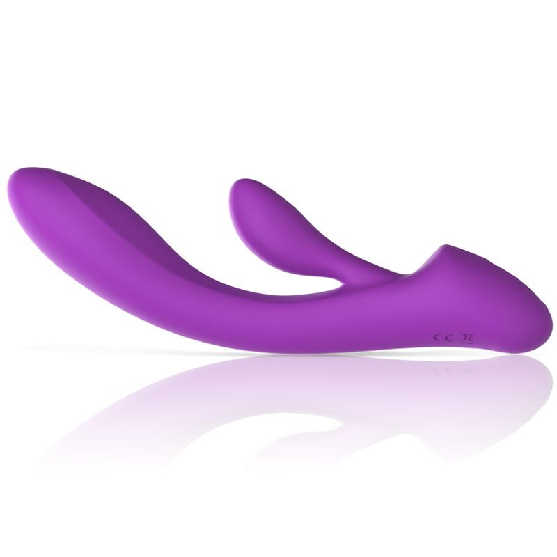 INTENSE - LUIGI RABBIT PURPLE LIQUID SILICONE VIBRATOR