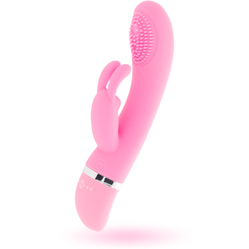 INTENSE - SUSY OSCILLATING VIBRATOR SILICONE RABBIT PINK