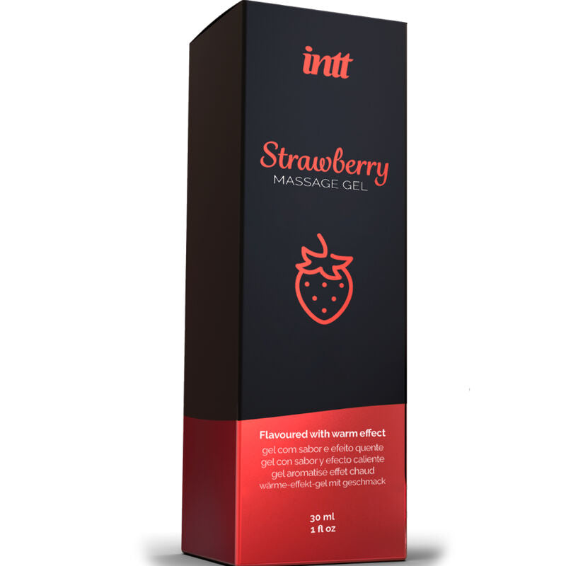 MASAJE INTT Y SEXO ORAL - GEL DE MASAJE EFECTO CALIENTE SABOR FRESA
