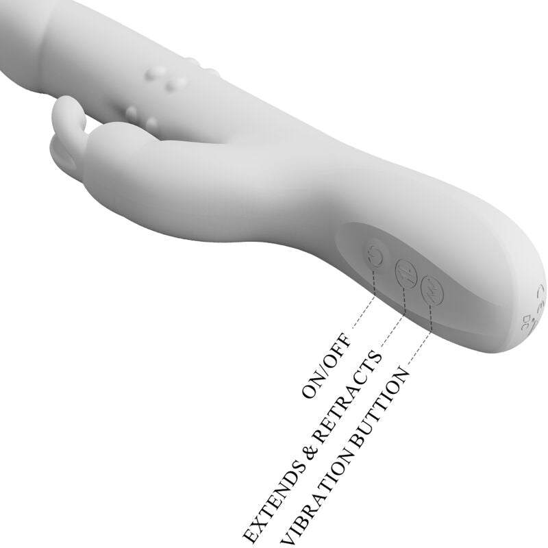 PRETTY LOVE - VIBRADOR ROTADOR PLATA DE REESE